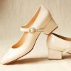 Footwear CARON CALLAHAN | Florence Heel | Cream Patent Leather