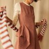 Clothing CARON CALLAHAN | Georgia Tunic | Cardamom Check Silk Linen