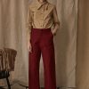 Clothing CARON CALLAHAN | Dexter Pant | Crimson Twill