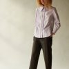 Clothing CARON CALLAHAN | Cooper Shirt | Lilac Poplin