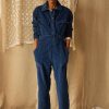 Clothing CARON CALLAHAN | Soleil Jumpsuit | Fine Wale Indigo Corduroy