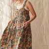 Clothing CARON CALLAHAN | Danya Dress | Graphic Floral Poplin