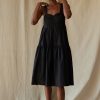 Clothing CARON CALLAHAN | Danya Dress | Black Poplin