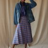 Clothing CARON CALLAHAN | Camden Skirt | Neon Plaid